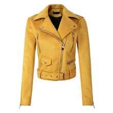 Load image into Gallery viewer, Black Suede Leather Jacket