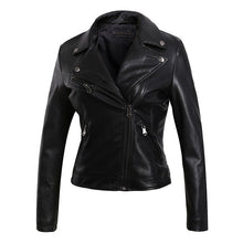 Load image into Gallery viewer, Motorcycle Tassel Leather Jacket