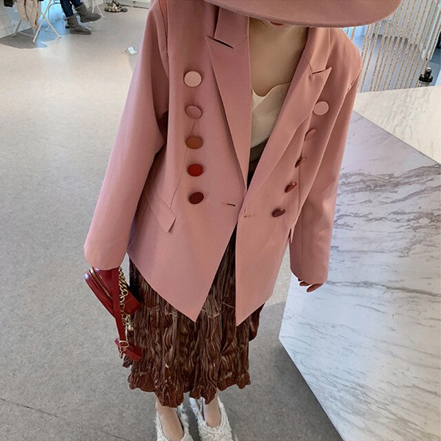 Spring Bright Color Women Blazer