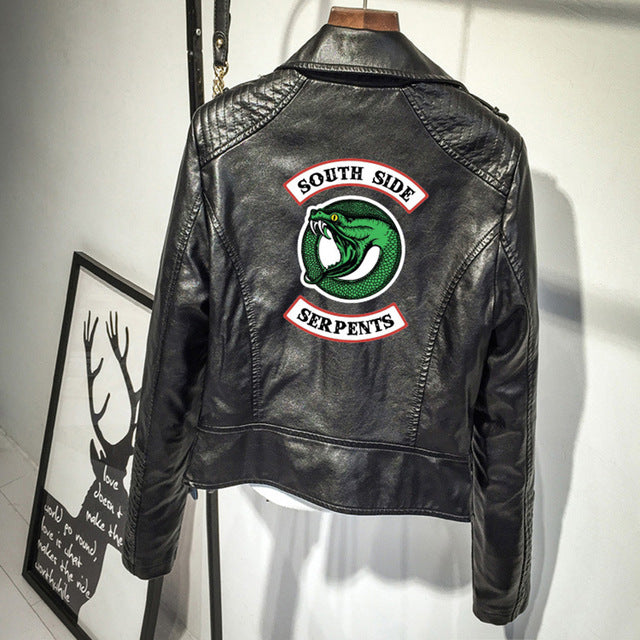 Southside Riverdale Snake  Leather Jacket