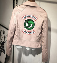 Load image into Gallery viewer, Southside Riverdale Snake  Leather Jacket