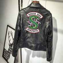 Load image into Gallery viewer, Southside Riverdale Snake  Leather Jacket