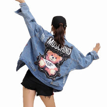 Load image into Gallery viewer, Punk  Denim Jacket
