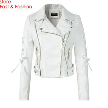 Load image into Gallery viewer, Red Leather Jacket