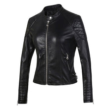 Load image into Gallery viewer, Washed PU Leather Jacket