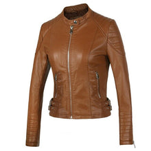 Load image into Gallery viewer, Washed PU Leather Jacket