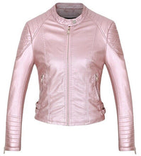 Load image into Gallery viewer, Washed PU Leather Jacket