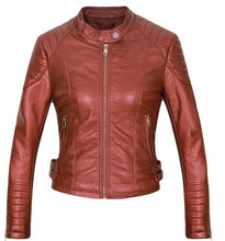 Load image into Gallery viewer, Washed PU Leather Jacket